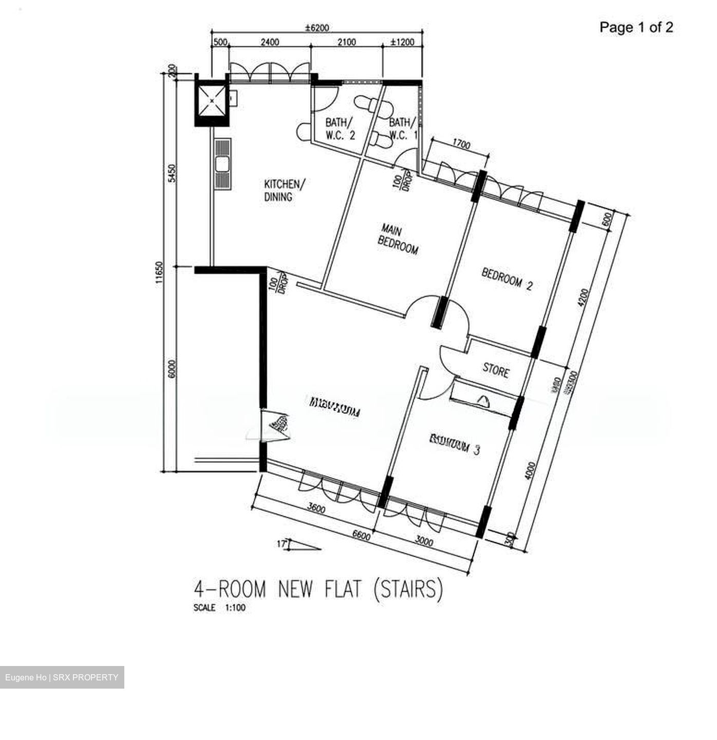 Blk 110 Eunos Vista (Bedok), HDB 4 Rooms #559848331